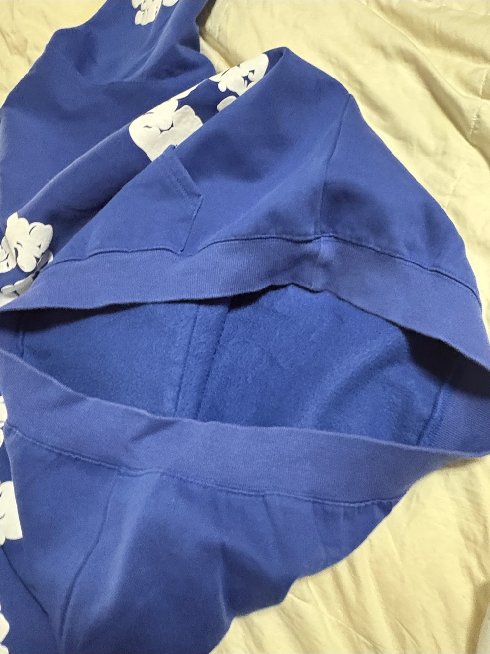 Dark Blue Denim Tears Hoodie - Picture 3 of 6